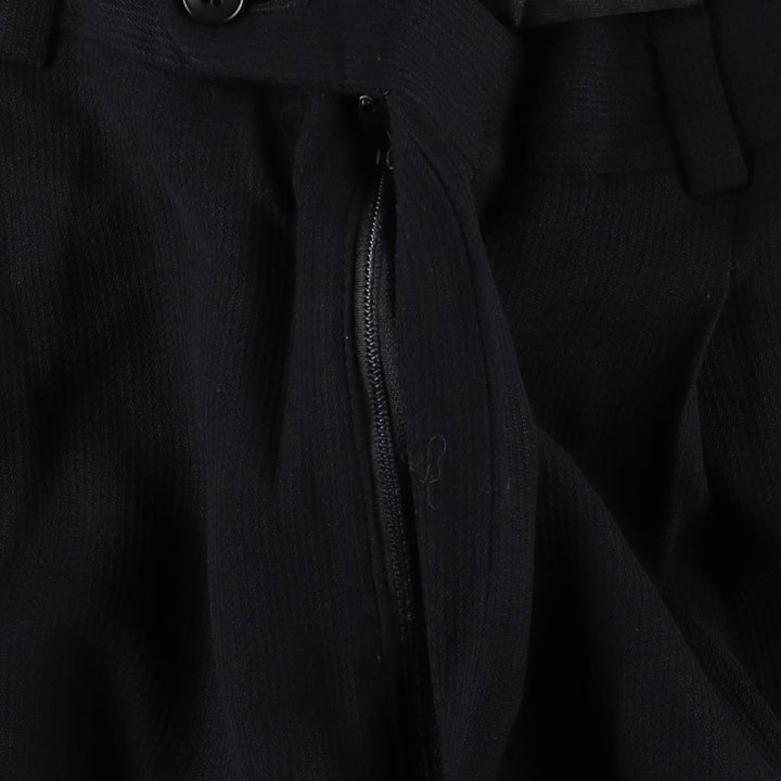 Vintage two-pleat slacks for men, size W33 unclear navy blue type Vintage Second Hand