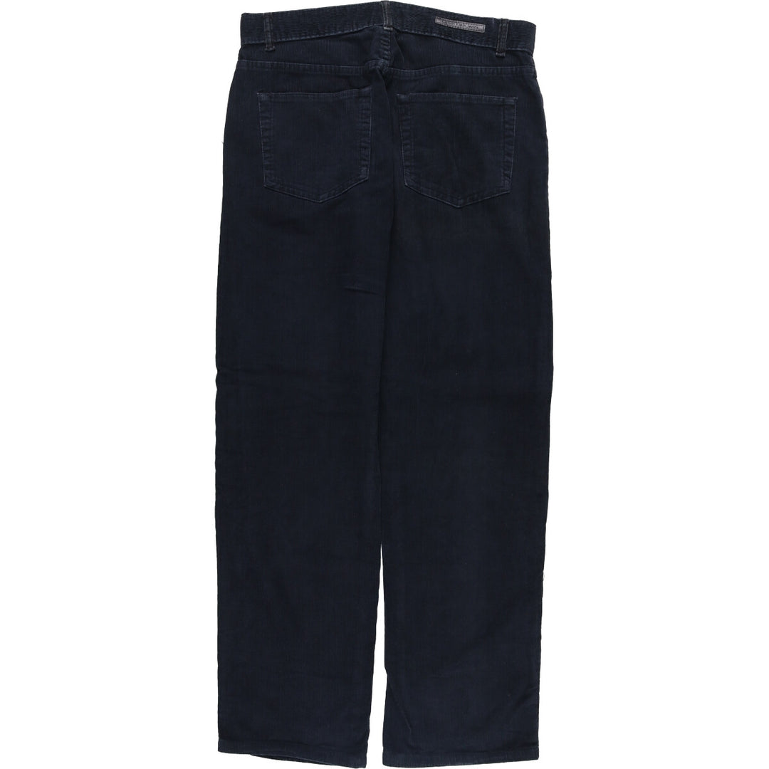 Calvin Klein Jeans corduroy pants, men's size W34 cotton navy blue type Vintage Second Hand