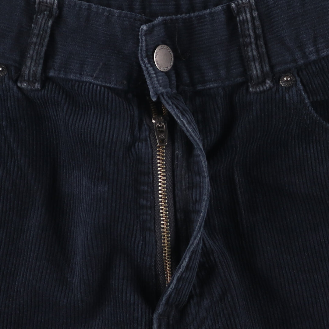 Calvin Klein Jeans corduroy pants, men's size W34 cotton navy blue type Vintage Second Hand