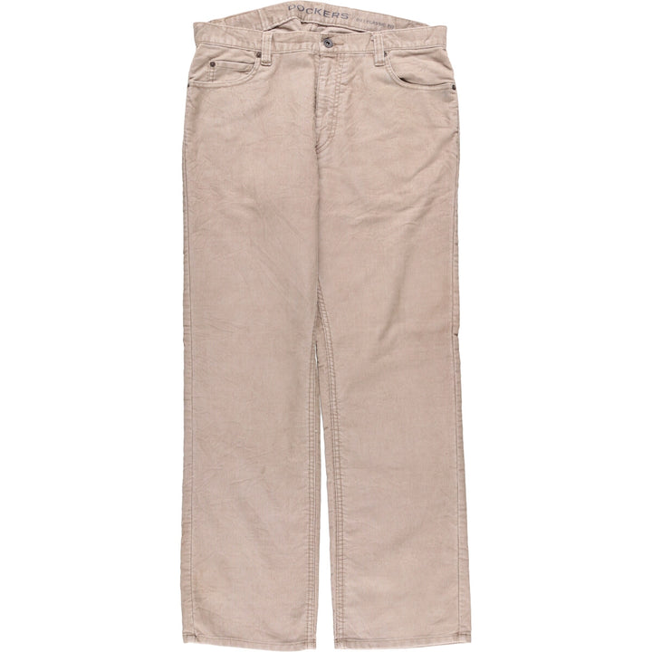 Dockers Classic Fit Corduroy Pants, Men's, Size 36 cotton Beige type Vintage Second Hand