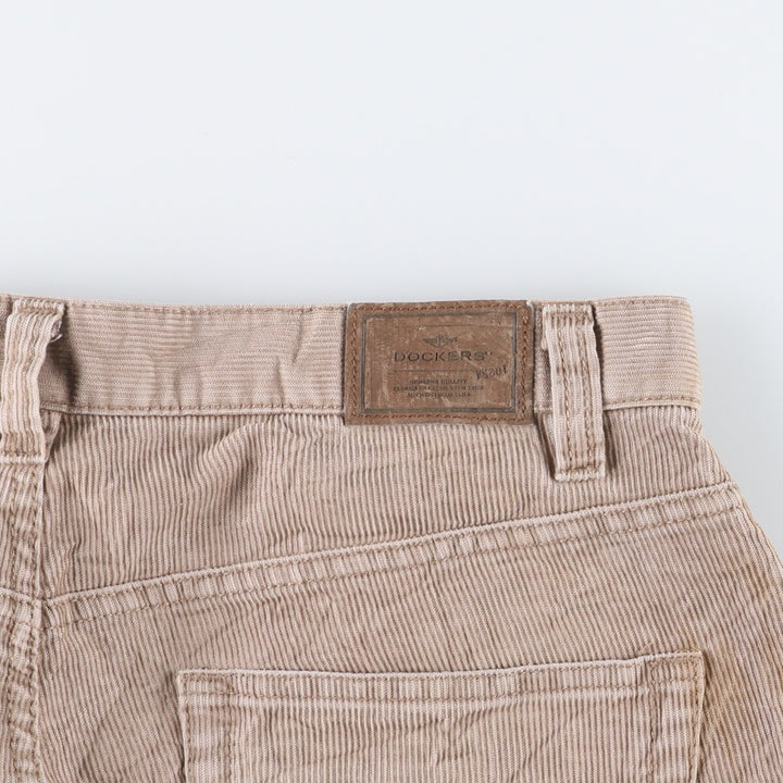 Dockers Classic Fit Corduroy Pants, Men's, Size 36 cotton Beige type Vintage Second Hand