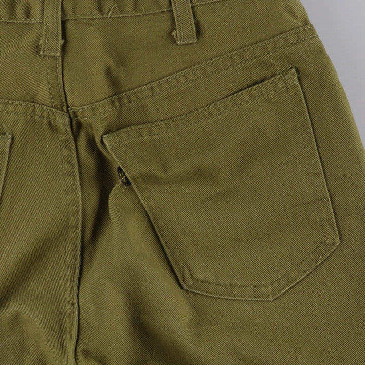 Vintage 1970'S Levi's STA-PREST slacks for men, size W28, zipper fly. unclear Khaki type brown Vintage Second Hand