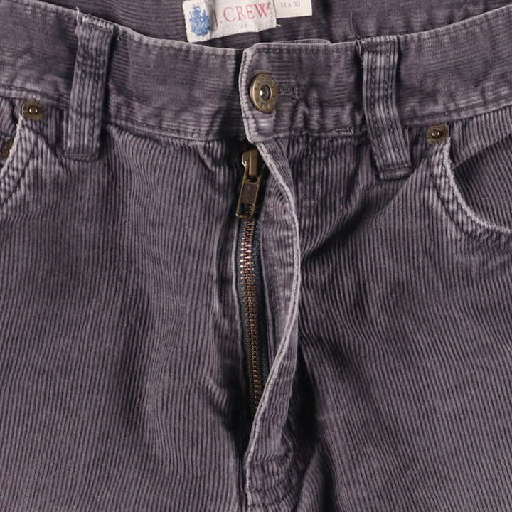 J.Crew Men's Corduroy Pants, Size 36 cotton Charcoal Vintage Second Hand