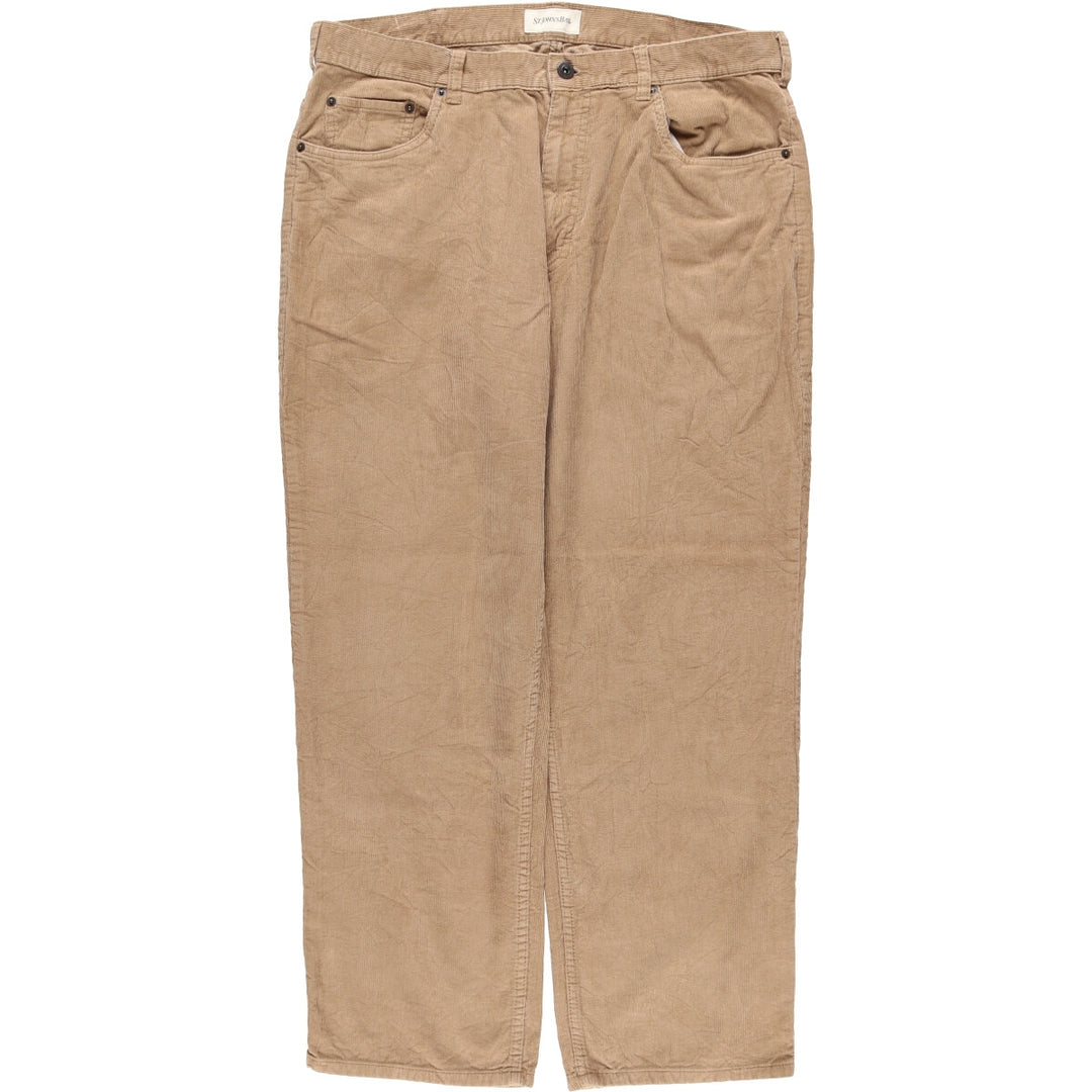 St. John's Bay Men's Corduroy Pants, Size 36 cotton Beige type Vintage Second Hand