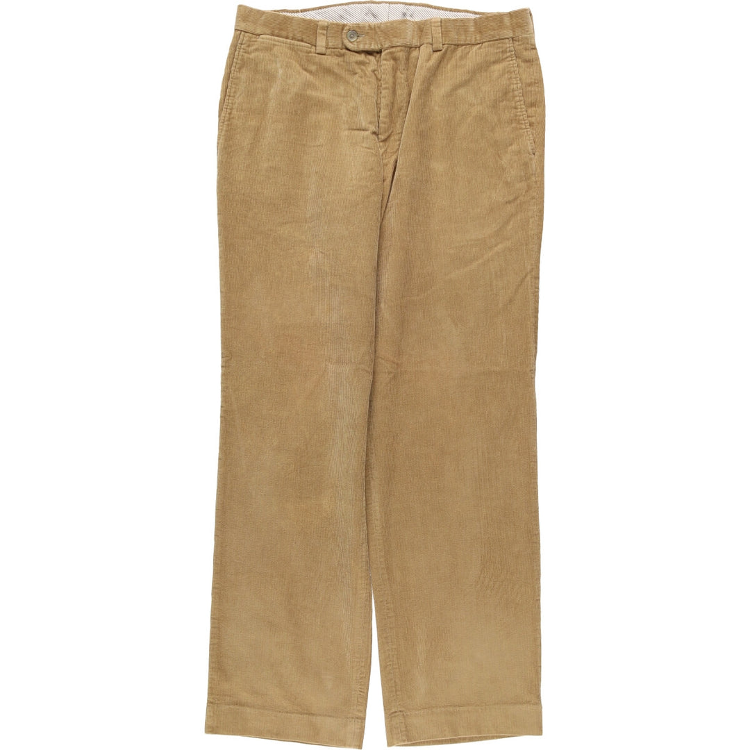 Barneys New York corduroy pants, made in Canada, men's size W34 cotton Khaki type beige Vintage Second Hand
