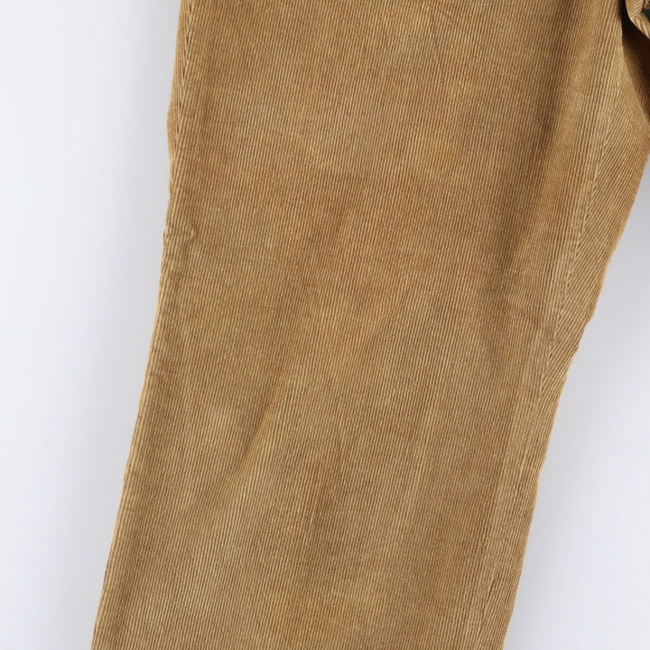 Barneys New York corduroy pants, made in Canada, men's size W34 cotton Khaki type beige Vintage Second Hand