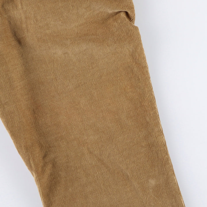 Barneys New York corduroy pants, made in Canada, men's size W34 cotton Khaki type beige Vintage Second Hand
