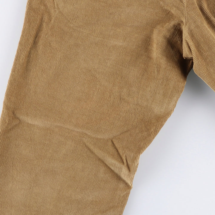 Barneys New York corduroy pants, made in Canada, men's size W34 cotton Khaki type beige Vintage Second Hand