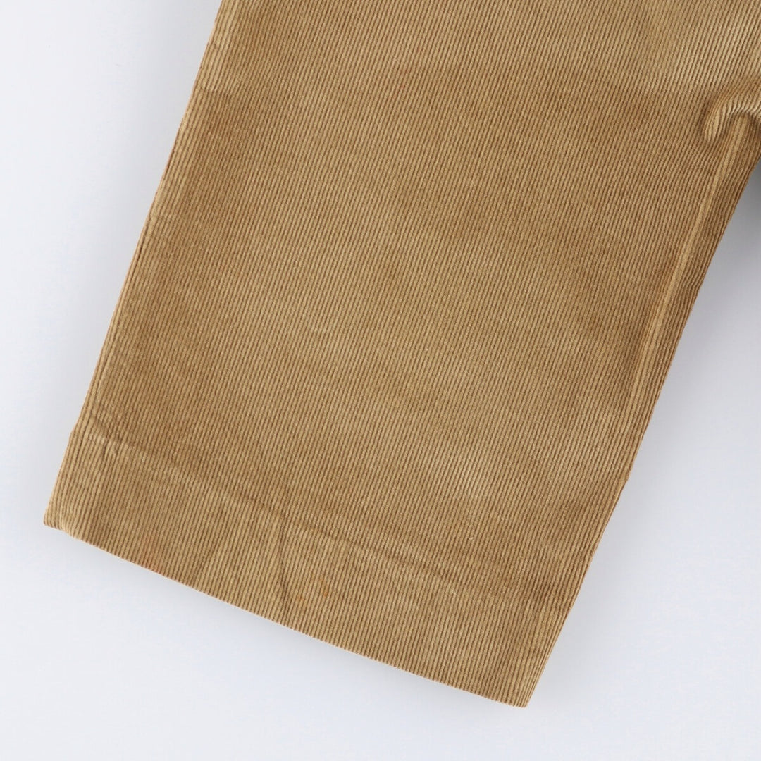 Barneys New York corduroy pants, made in Canada, men's size W34 cotton Khaki type beige Vintage Second Hand
