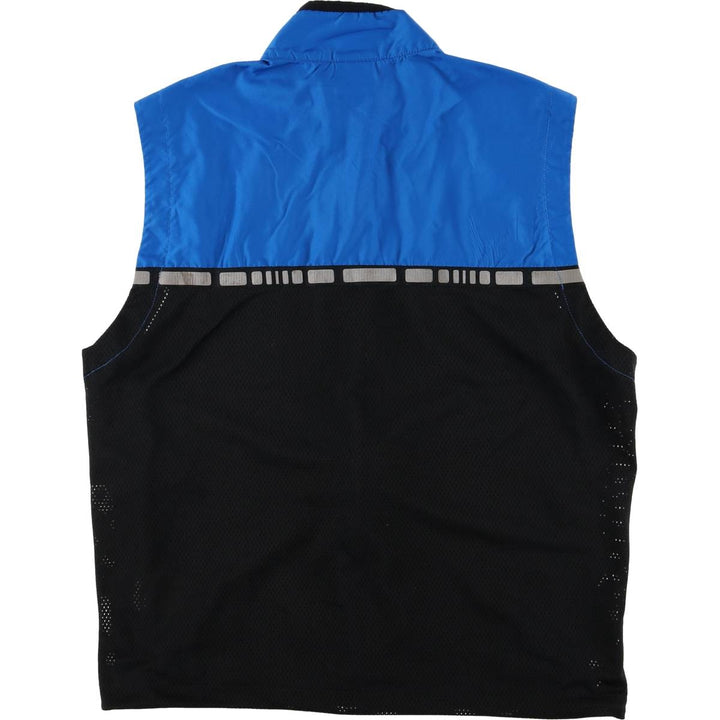 Vintage 90'S Nike mesh warm-up vest, size S, men's polyester blue type Vintage Second Hand