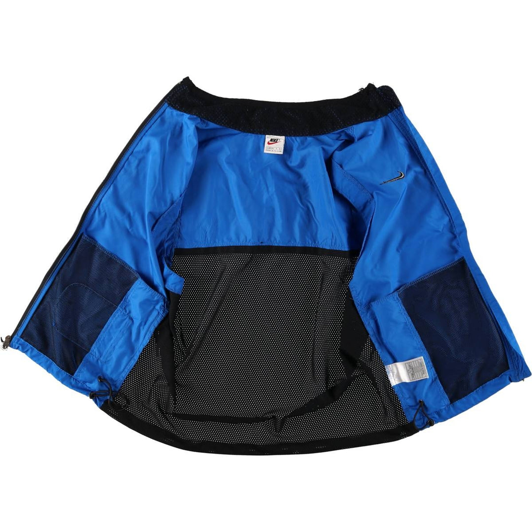 Vintage 90'S Nike mesh warm-up vest, size S, men's polyester blue type Vintage Second Hand