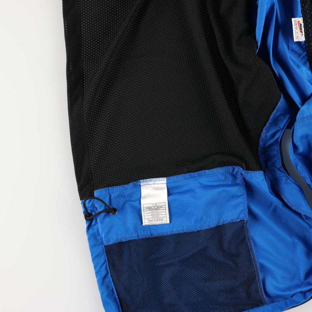 Vintage 90'S Nike mesh warm-up vest, size S, men's polyester blue type Vintage Second Hand