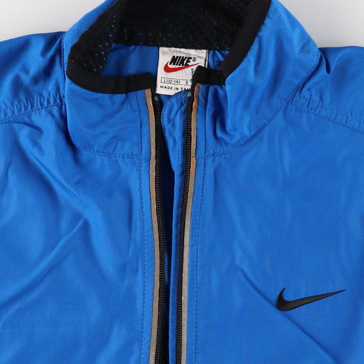 Vintage 90'S Nike mesh warm-up vest, size S, men's polyester blue type Vintage Second Hand