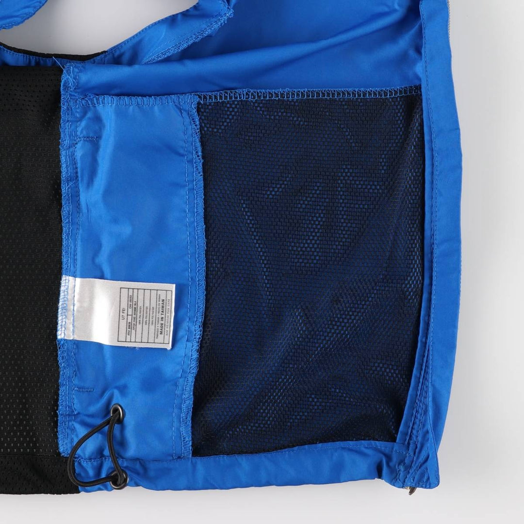 Vintage 90'S Nike mesh warm-up vest, size S, men's polyester blue type Vintage Second Hand