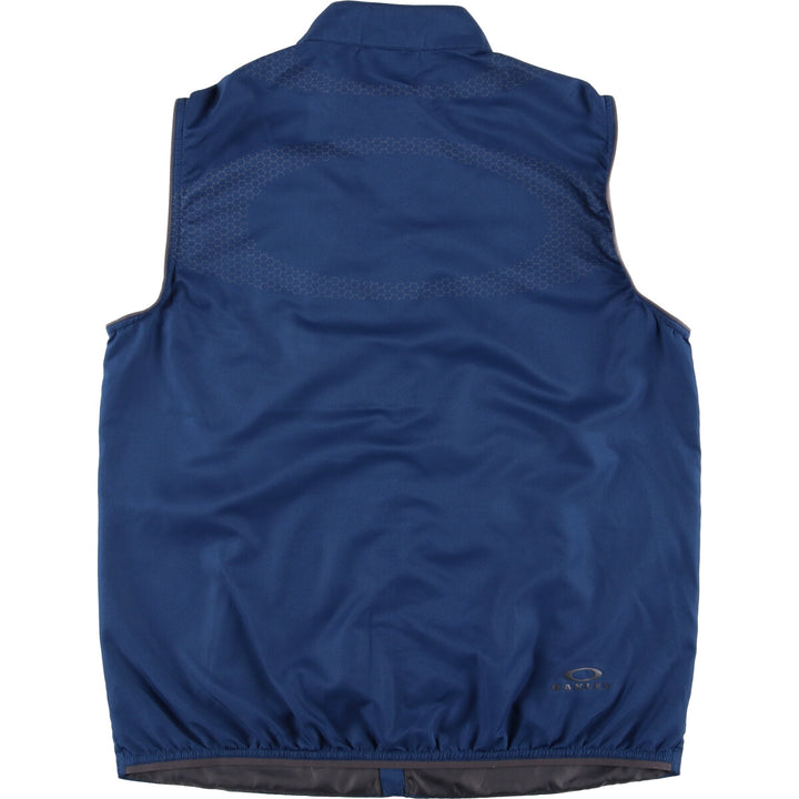Oakley Regular Fit Warm-up Vest, Men's Size L unclear navy blue type Vintage Second Hand