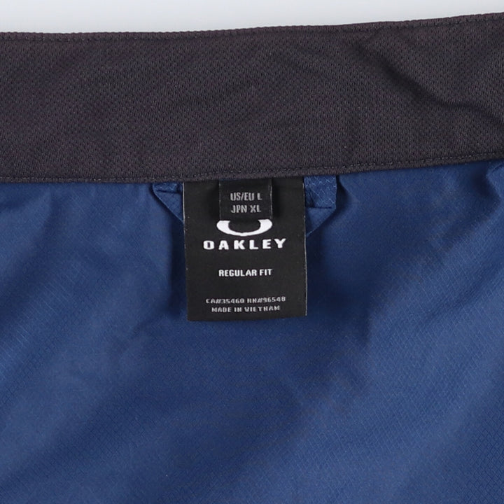 Oakley Regular Fit Warm-up Vest, Men's Size L unclear navy blue type Vintage Second Hand