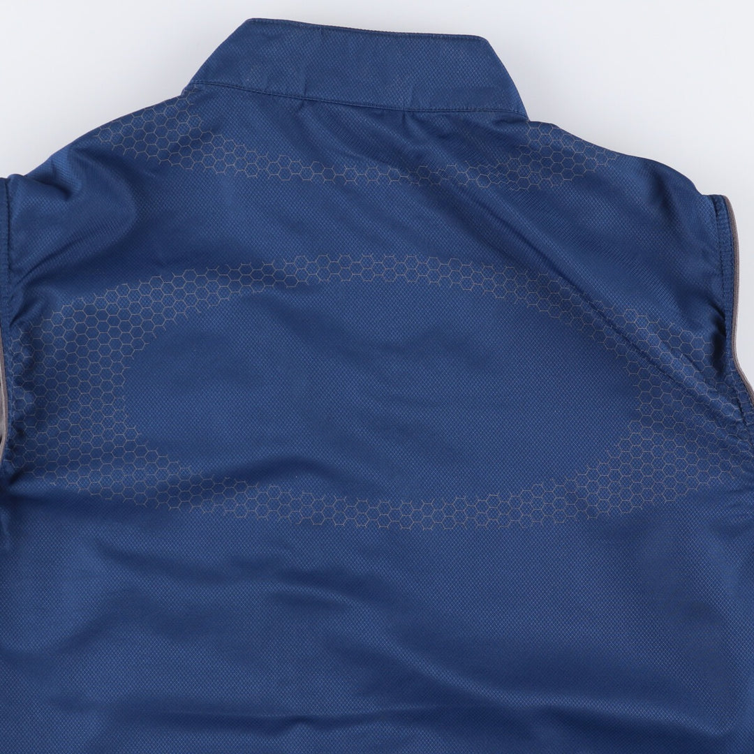 Oakley Regular Fit Warm-up Vest, Men's Size L unclear navy blue type Vintage Second Hand