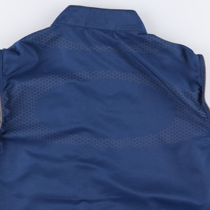 Oakley Regular Fit Warm-up Vest, Men's Size L unclear navy blue type Vintage Second Hand