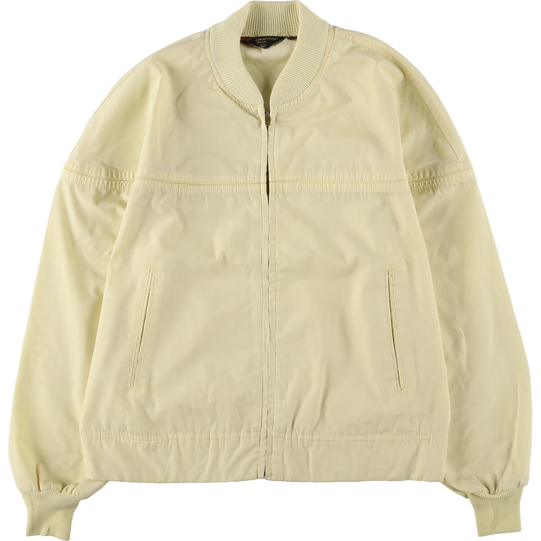 70s~80'S Sears Derby Jacket Cup Shoulder Jacket Men's L Size Vintage unclear yellow type Vintage Second Hand