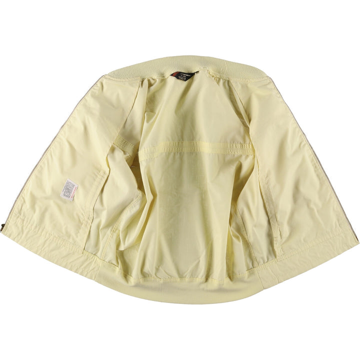 70s~80'S Sears Derby Jacket Cup Shoulder Jacket Men's L Size Vintage unclear yellow type Vintage Second Hand