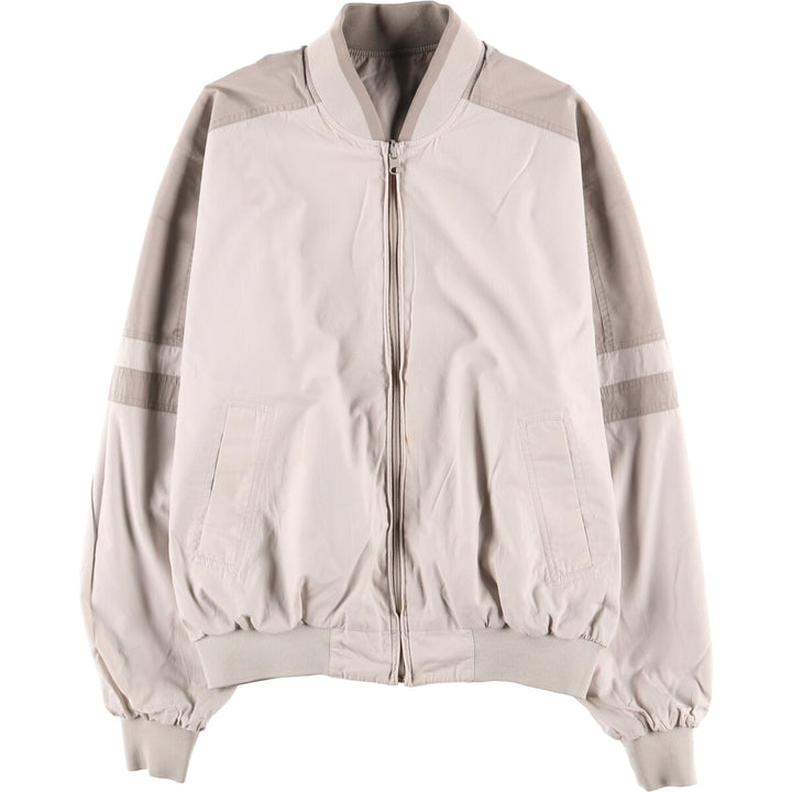 Vintage 80s-90'S Knightsbridge Derby Jacket with Cup Shoulder Strap, Men's Size L cotton Beige type Vintage Second Hand