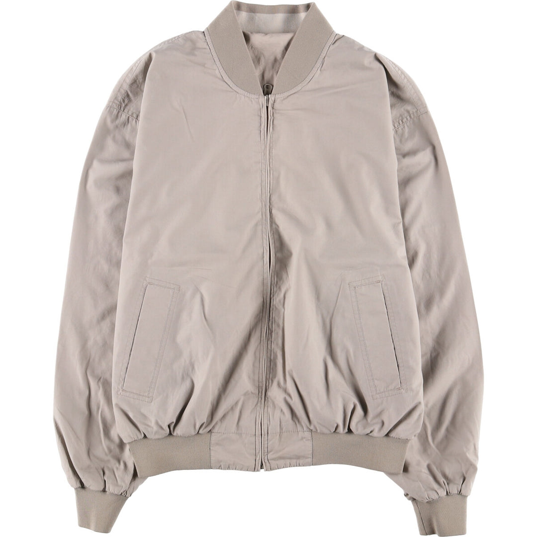 Vintage 80s-90'S Knightsbridge Derby Jacket with Cup Shoulder Strap, Men's Size L cotton Beige type Vintage Second Hand