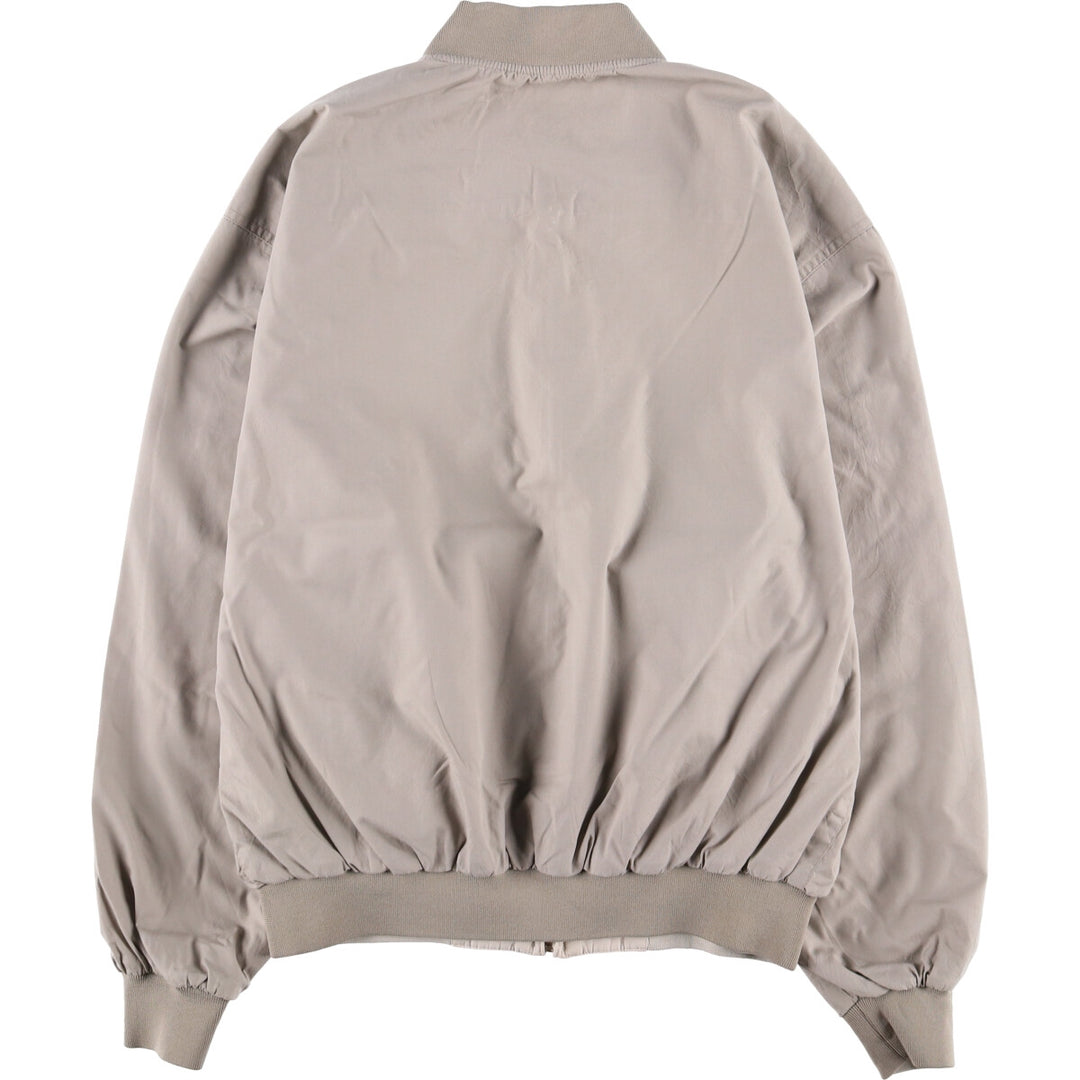 Vintage 80s-90'S Knightsbridge Derby Jacket with Cup Shoulder Strap, Men's Size L cotton Beige type Vintage Second Hand