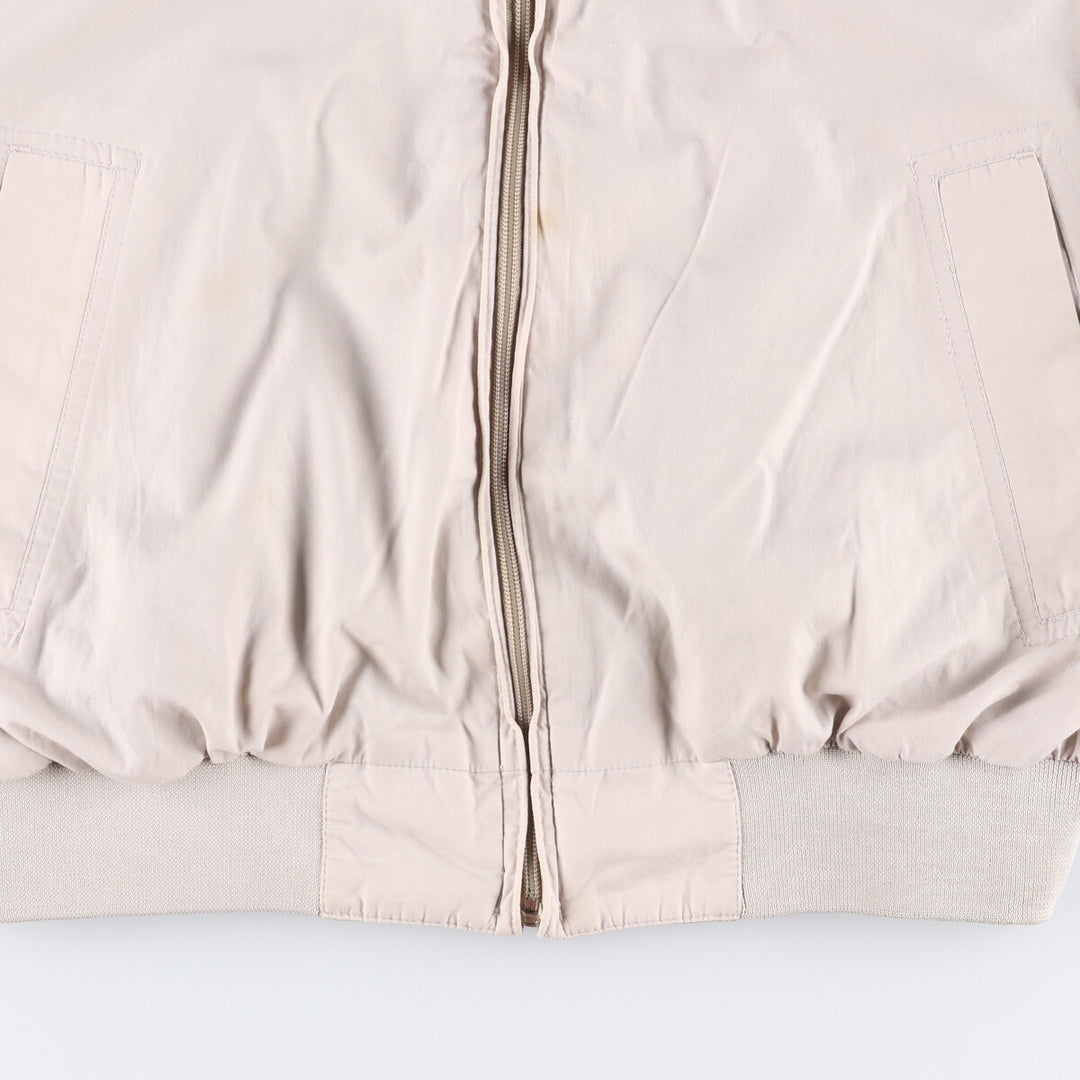 Vintage 80s-90'S Knightsbridge Derby Jacket with Cup Shoulder Strap, Men's Size L cotton Beige type Vintage Second Hand