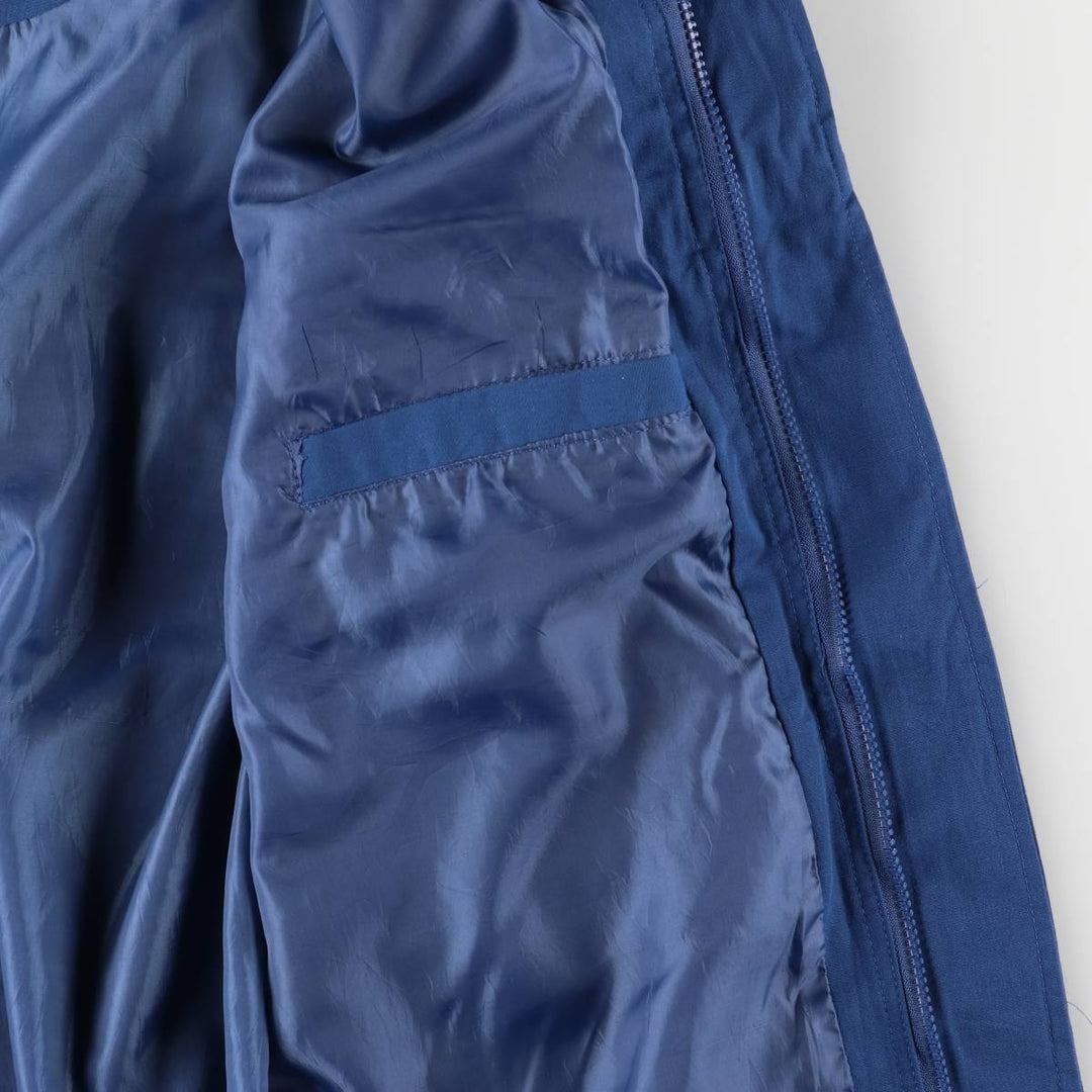 90s~00'S HABAND Derby Jacket Cup Shoulder Jacket Men's L size polyester blue type Vintage Second Hand