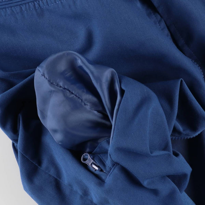 90s~00'S HABAND Derby Jacket Cup Shoulder Jacket Men's L size polyester blue type Vintage Second Hand