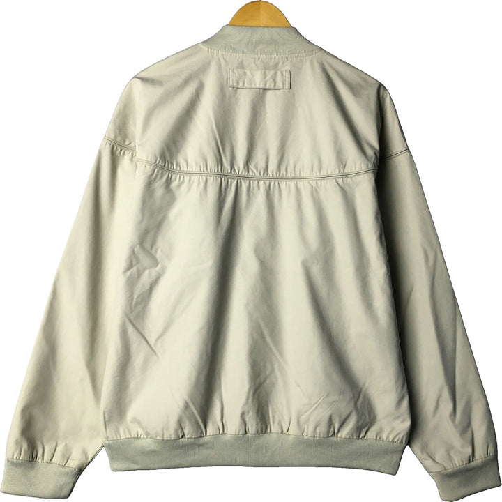 90s~00'S HABAND Derby Jacket Cup Shoulder Jacket Men's L size polyester Beige type Vintage Second Hand