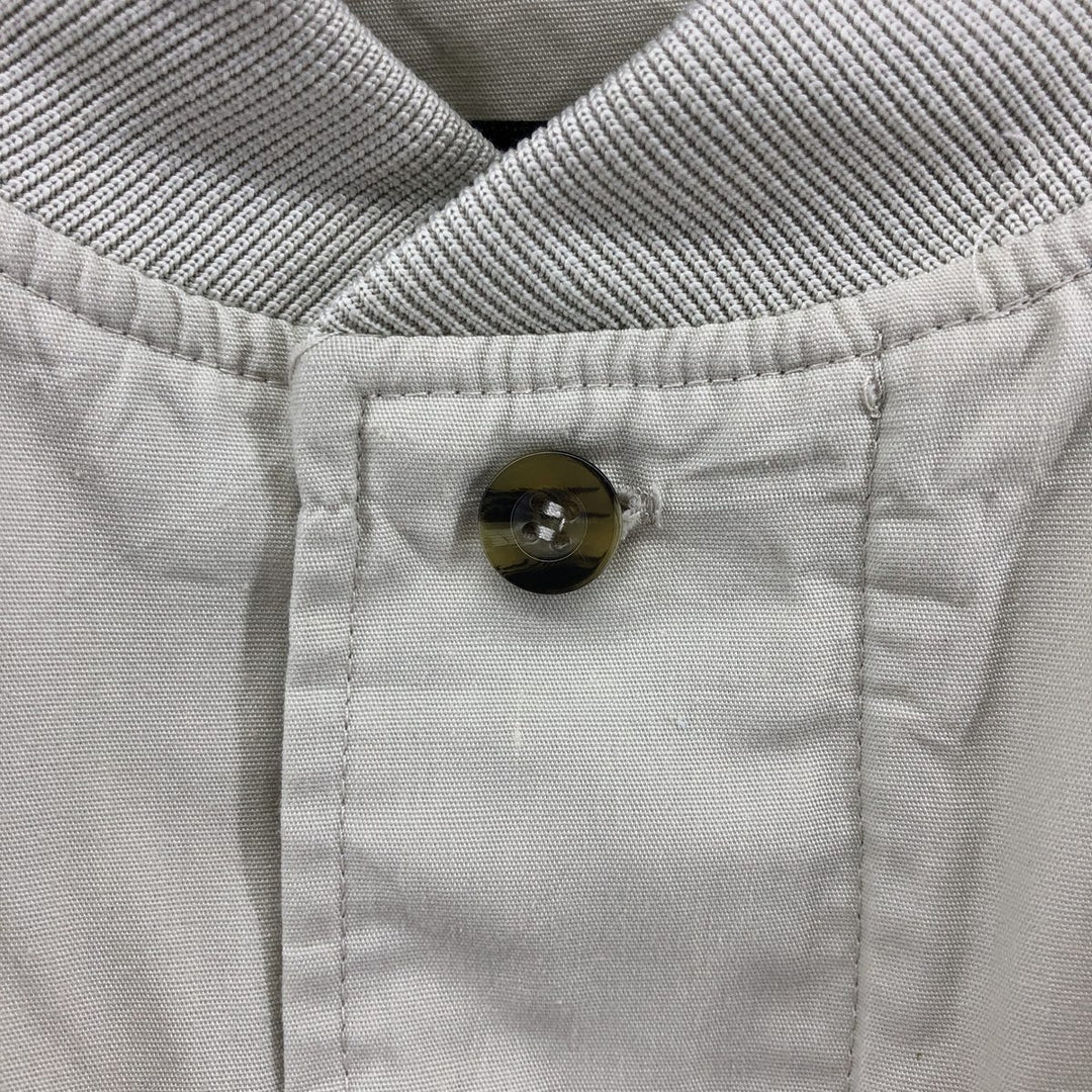 90s~00'S HABAND Derby Jacket Cup Shoulder Jacket Men's L size polyester Beige type Vintage Second Hand