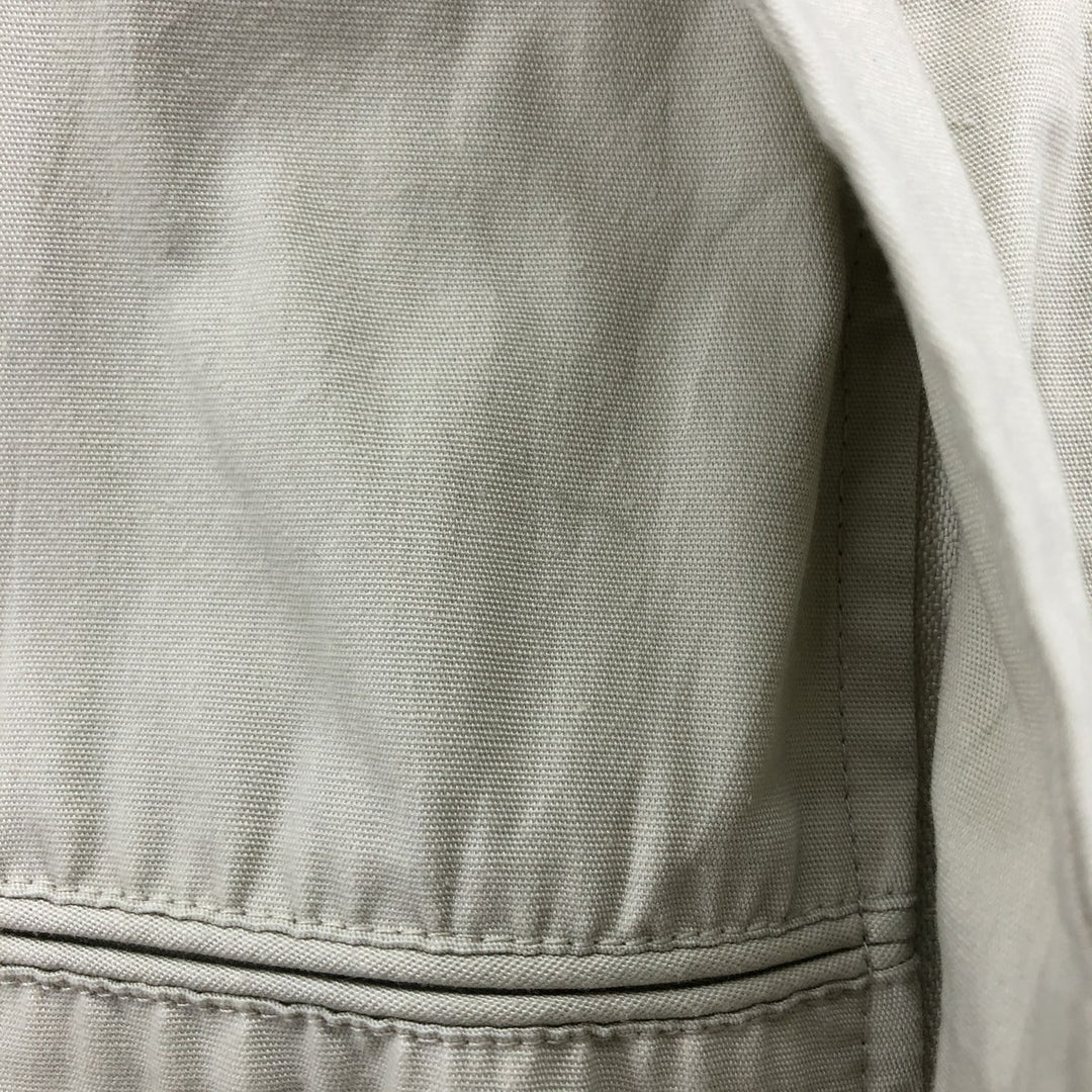 90s~00'S HABAND Derby Jacket Cup Shoulder Jacket Men's L size polyester Beige type Vintage Second Hand