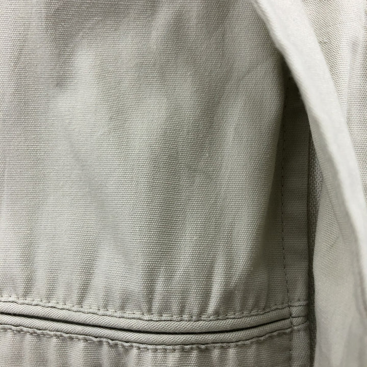 90s~00'S HABAND Derby Jacket Cup Shoulder Jacket Men's L size polyester Beige type Vintage Second Hand