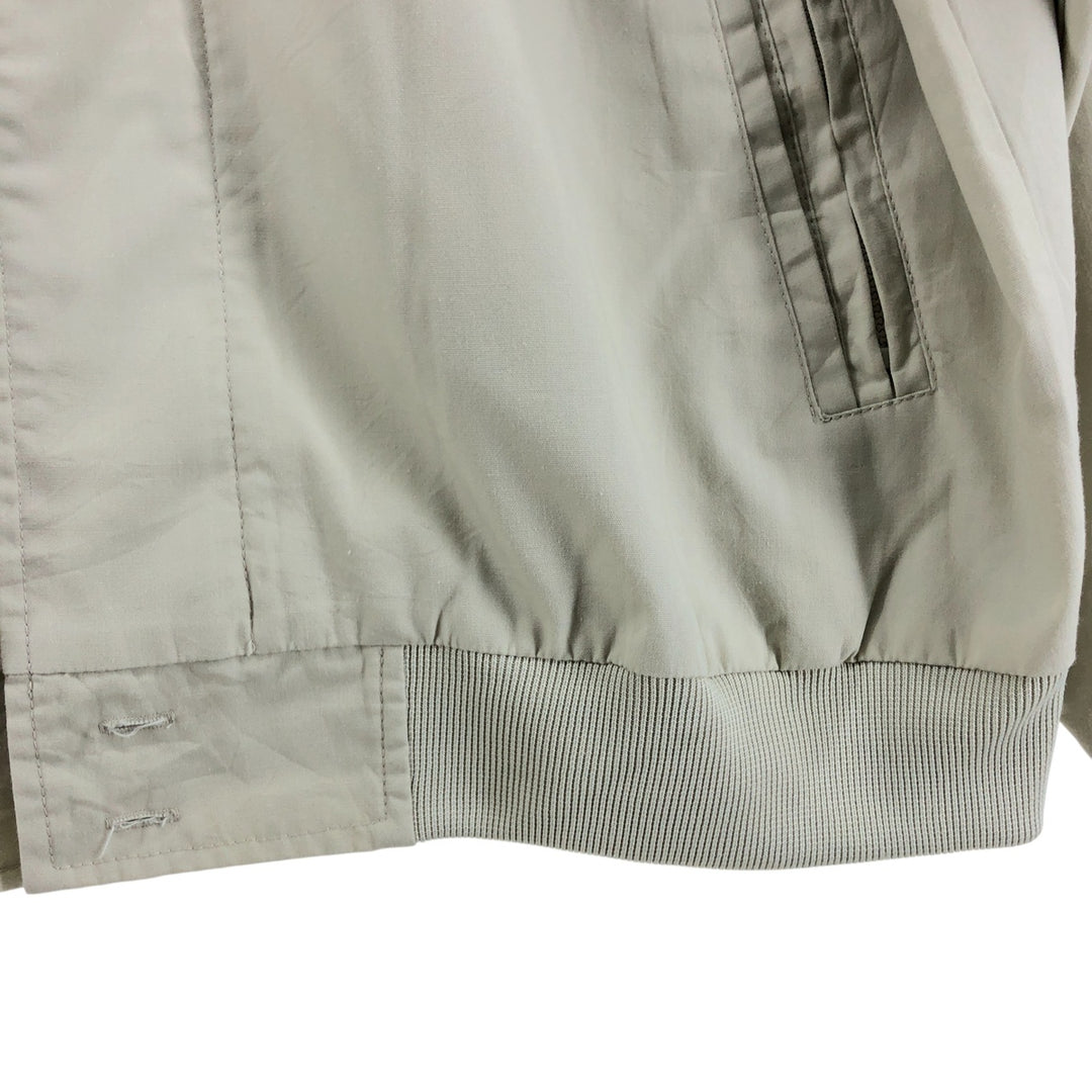 90s~00'S HABAND Derby Jacket Cup Shoulder Jacket Men's L size polyester Beige type Vintage Second Hand