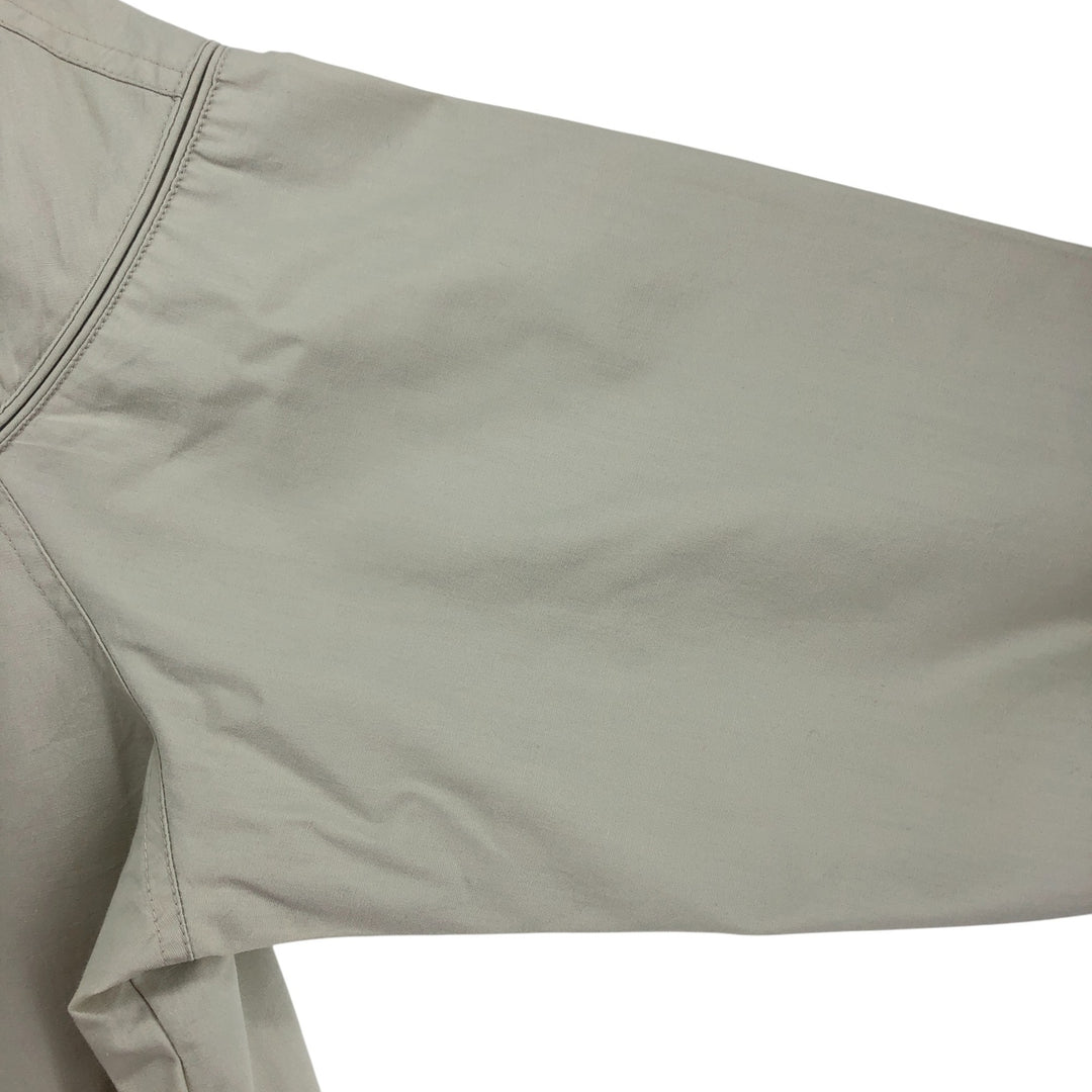 90s~00'S HABAND Derby Jacket Cup Shoulder Jacket Men's L size polyester Beige type Vintage Second Hand