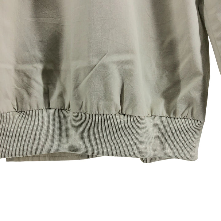 90s~00'S HABAND Derby Jacket Cup Shoulder Jacket Men's L size polyester Beige type Vintage Second Hand