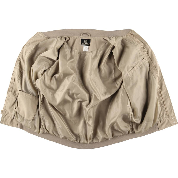 90s~00'S HABAND Derby Jacket Cup Shoulder Jacket Men's XL cotton Beige type Vintage Second Hand
