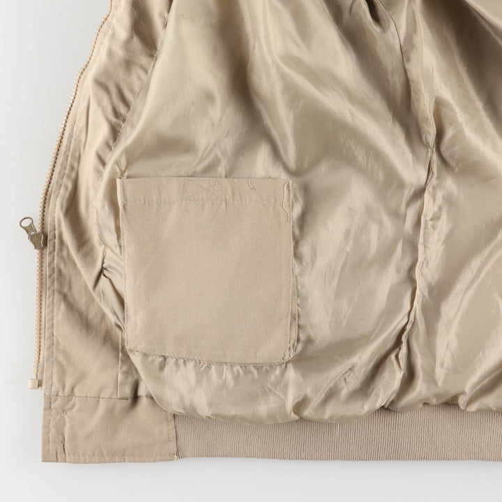 90s~00'S HABAND Derby Jacket Cup Shoulder Jacket Men's XL cotton Beige type Vintage Second Hand