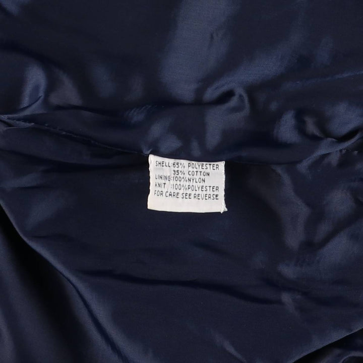 80s-90'S KNIGHTS BRIDGE Derby Jacket, Cup Shoulder Jacket, Men's XL, Vintage polyester navy blue type Vintage Second Hand