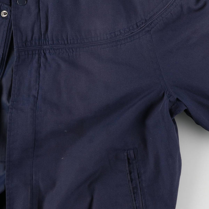 80s-90'S KNIGHTS BRIDGE Derby Jacket, Cup Shoulder Jacket, Men's XL, Vintage polyester navy blue type Vintage Second Hand