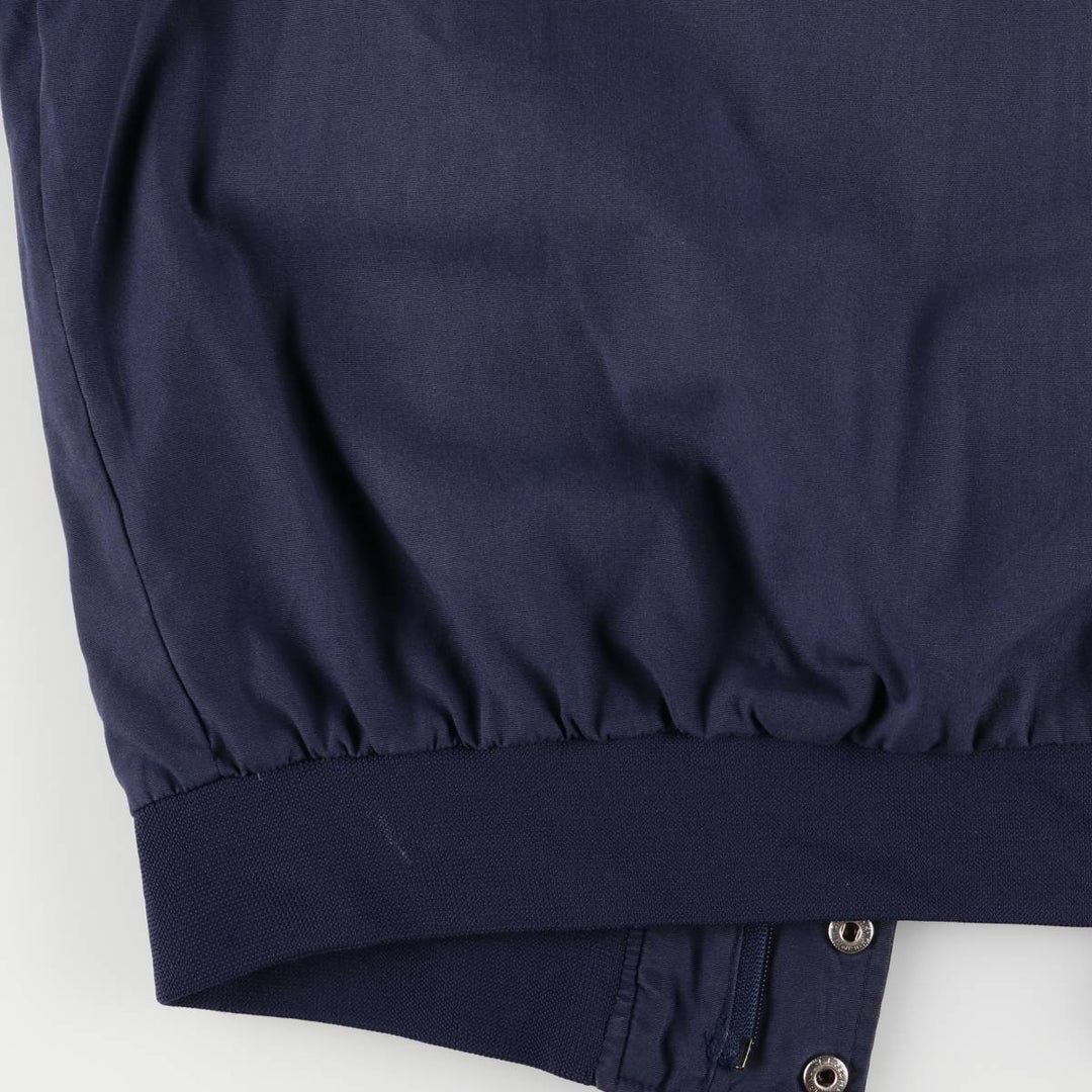 80s-90'S KNIGHTS BRIDGE Derby Jacket, Cup Shoulder Jacket, Men's XL, Vintage polyester navy blue type Vintage Second Hand