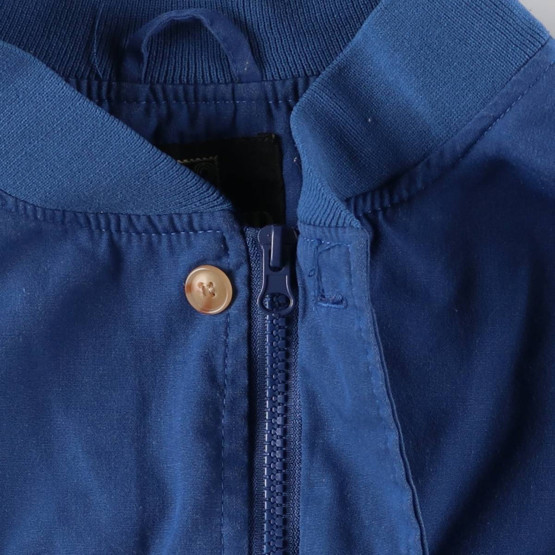 90s~00'S HABAND Derby Jacket Cup Shoulder Jacket Men's L size cotton blue type Vintage Second Hand
