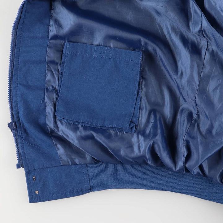 90s~00'S HABAND Derby Jacket Cup Shoulder Jacket Men's L size cotton blue type Vintage Second Hand