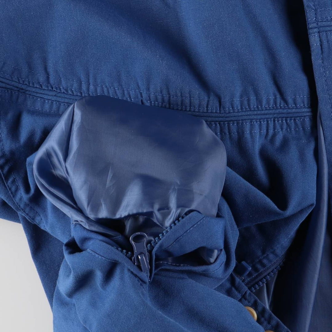 90s~00'S HABAND Derby Jacket Cup Shoulder Jacket Men's L size cotton blue type Vintage Second Hand