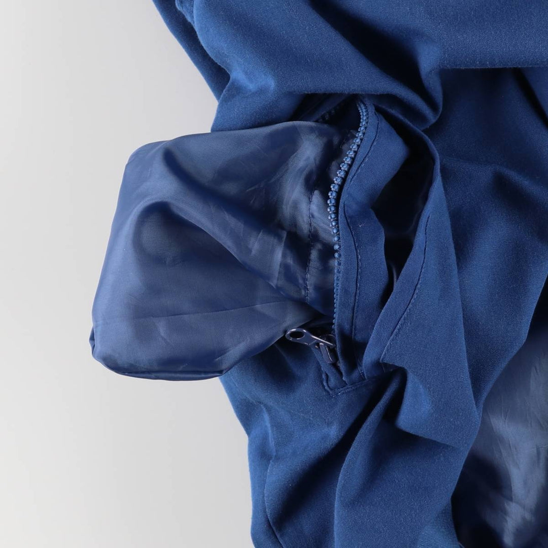 90s~00'S HABAND Derby Jacket Cup Shoulder Jacket Men's L size cotton blue type Vintage Second Hand