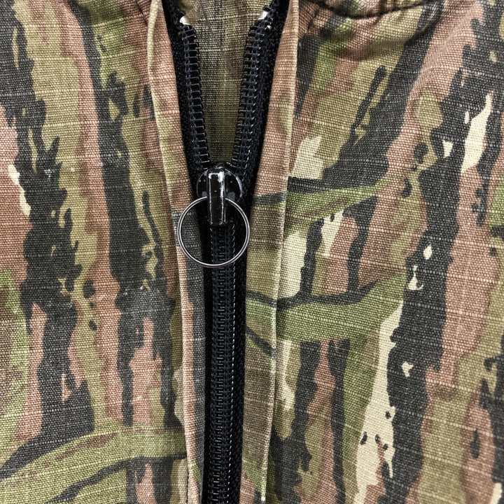 90'S SPORTS AFIELD Camouflage Pattern Real Tree Camo Ripstop Cotton Blouson Made in USA Men's L Size Vintage cotton Khaki type Vintage Second Hand