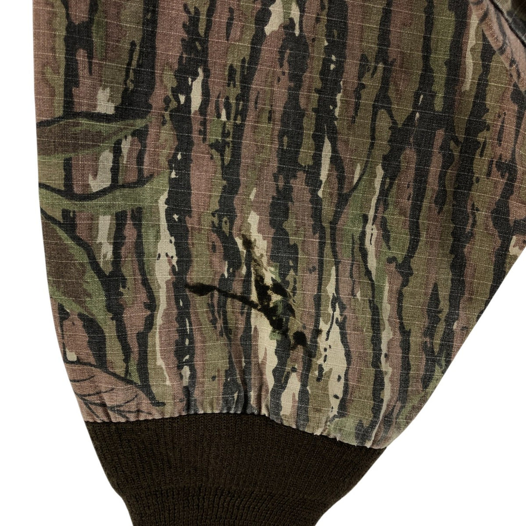 90'S SPORTS AFIELD Camouflage Pattern Real Tree Camo Ripstop Cotton Blouson Made in USA Men's L Size Vintage cotton Khaki type Vintage Second Hand