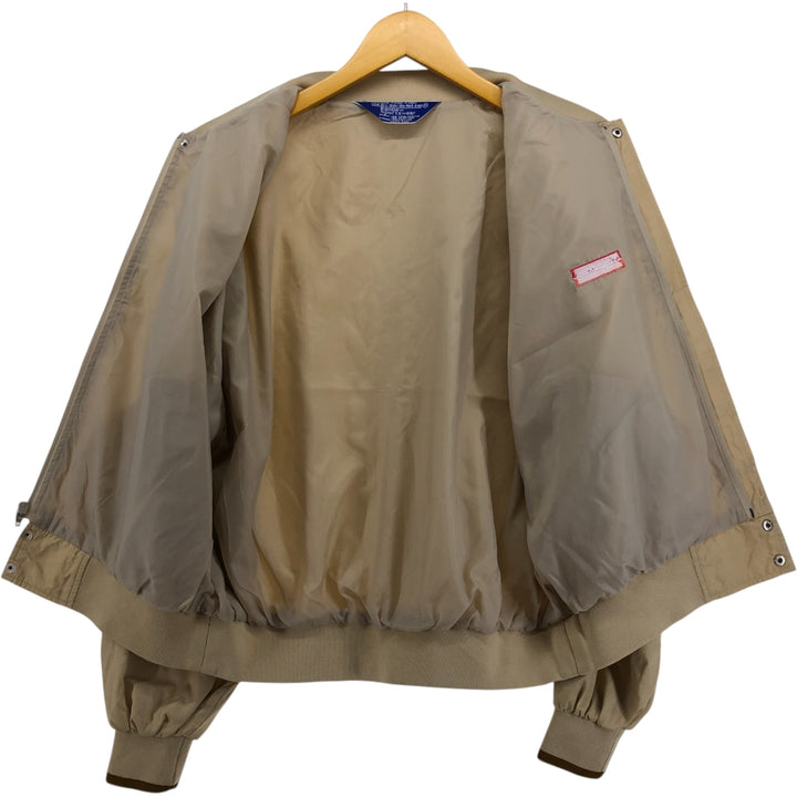 80'S Rainbow Sportswear Blouson Men's M Size Vintage polyester Beige type Vintage Second Hand