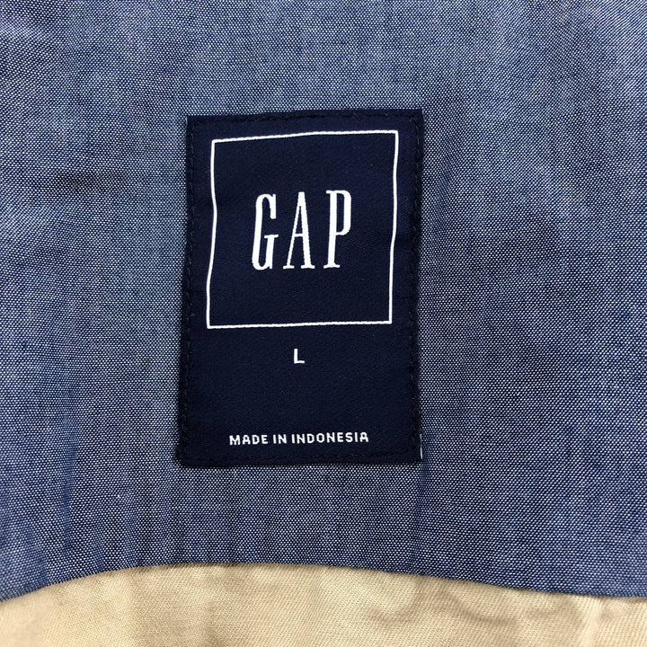 GAP stand-up collar cotton blouson, size L for men cotton Beige type Vintage Second Hand